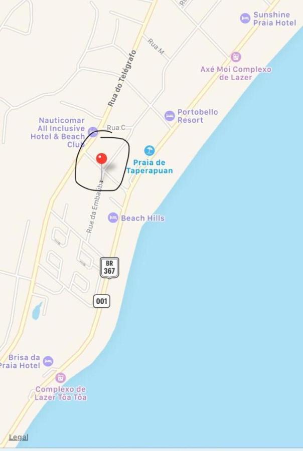 Apartamento Villa Dos Diamantes - 05 Pessoas 포르투세구로 외부 사진